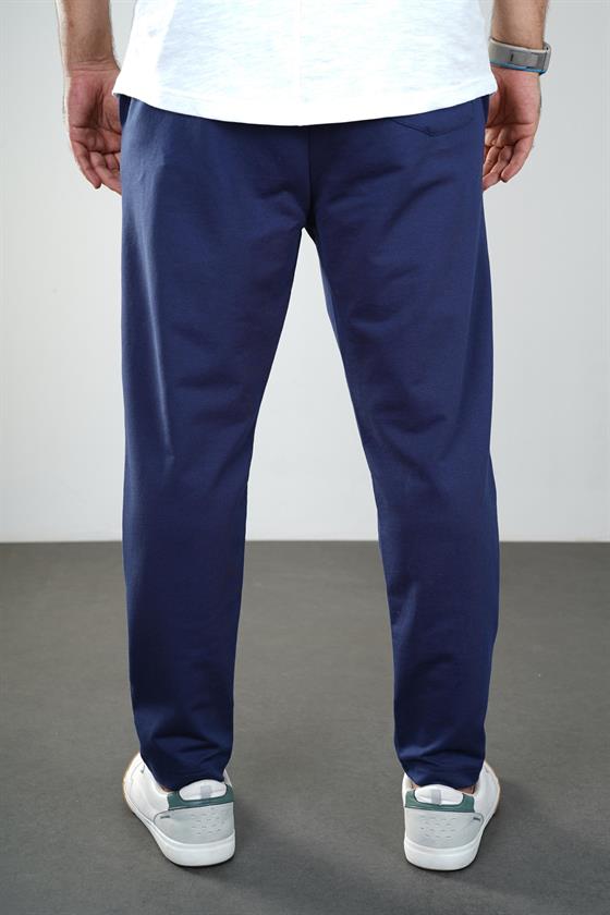 Kingbrich Beli Lastikli Baskılı Cepli Slim Fit Kalıp Erkek Alt Eşofman