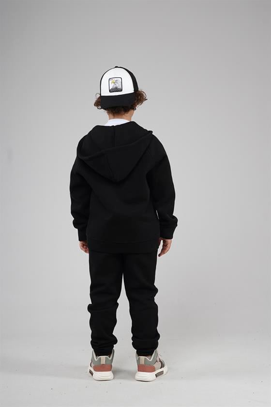 Kingbrich Kids Kapüşonlu Önü Fermuarlı Alt Üst Takım