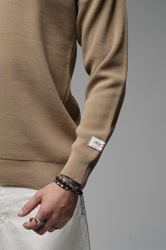 Kingbrich Polo Yaka Oversize Kalıp Erkek Triko Kazak