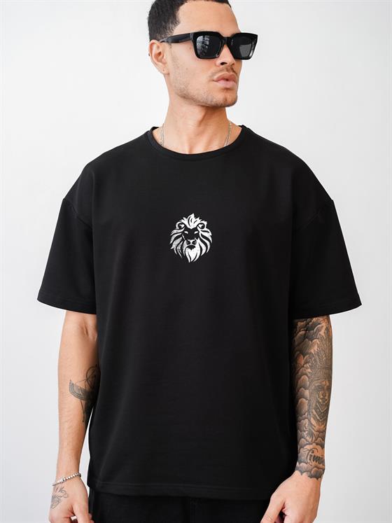 Lıon Of Judah Baskılı Unisex Oversize Kalıp Tişört