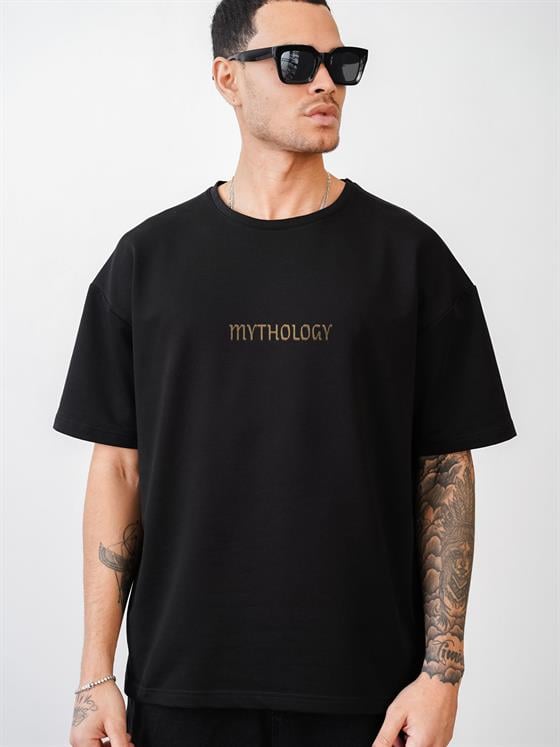 Mythology Baskılı Unisex Oversize Kalıp Tişört