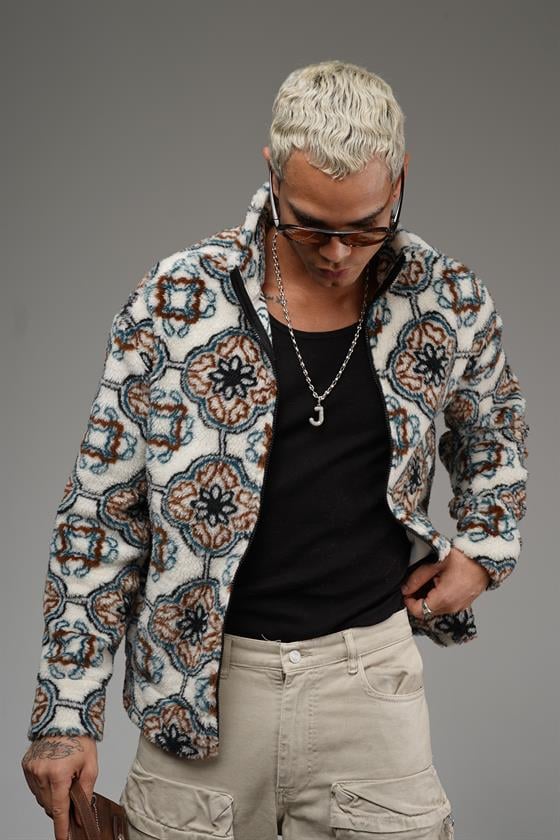 Önü Fermuarlı Kingbrich Yazılı Oversize Kalıp Peluş