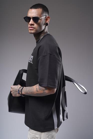 Oversize Kalıp 1983 Yazılı Baskılı Unisex Tişört