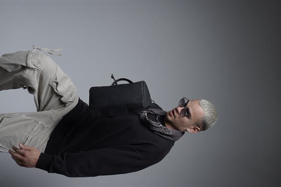 Oversize Kalıp Baskılı Yaka Kol Ribanalı Sweat