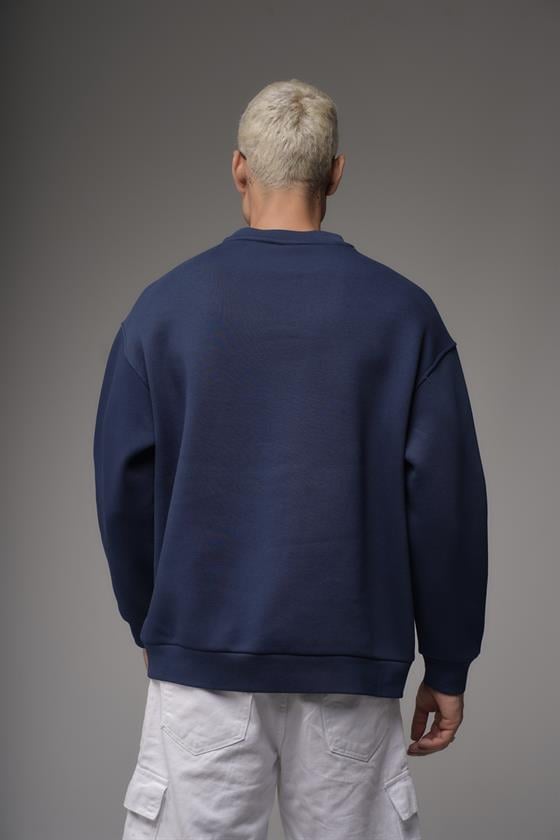 Oversize Kalıp UNEFFECTED Baskılı Sweatshirt