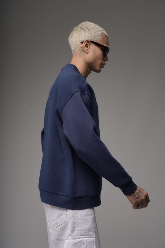 Oversize Kalıp UNEFFECTED Baskılı Sweatshirt