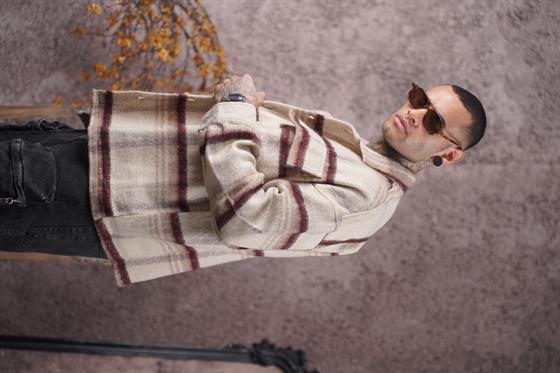 Oversize Kalıp Unisex Cepli Kaşe Oduncu Gömlek