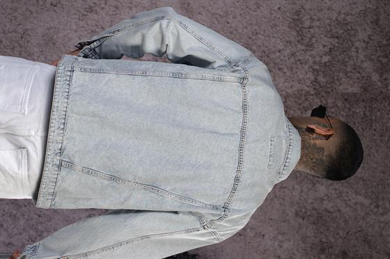 Oversize Kalıp Unisex Kot Ceket