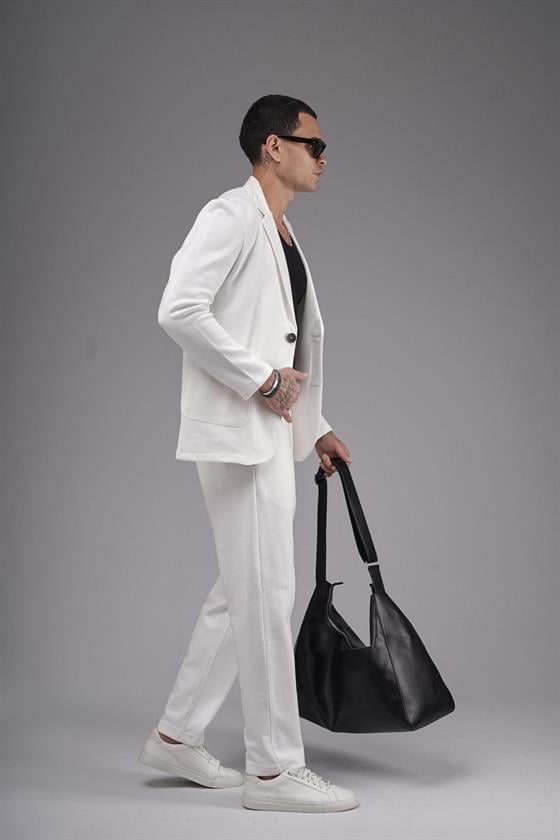 Regular Kalıp Mevsimlik Erkek Blazer Takım