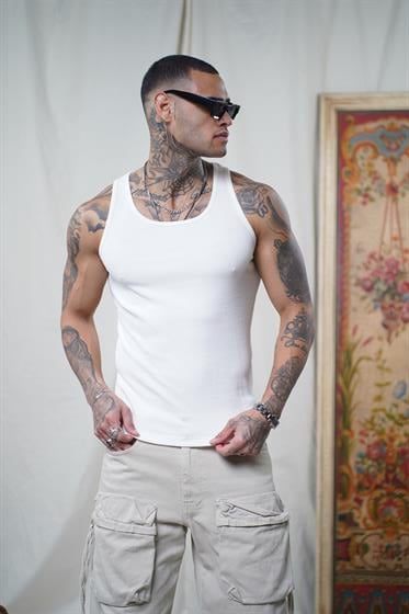 Slim Fit Kaşkorseli Esnek Düz  Erkek Sporcu Atlet