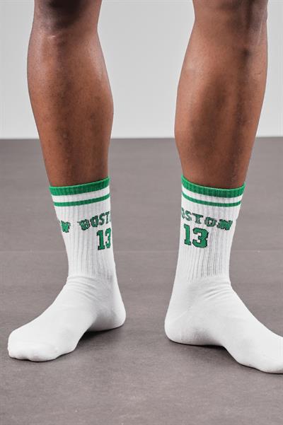 4'lü Boston Yazılı Sporcu Unisex Çorap