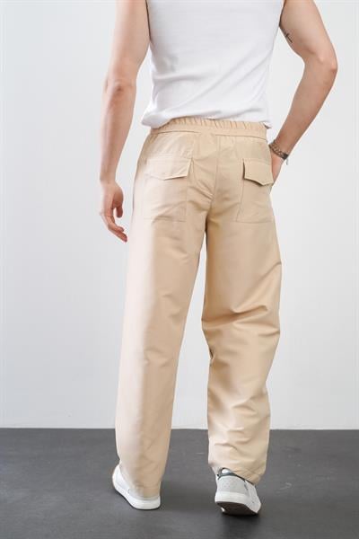 Beli lastikli Bol Kesim Cepli Erkek Pantolon