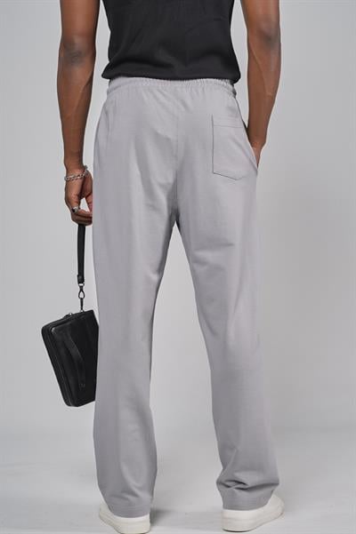 Beli Lastikli Önü Çımalı Baggy Kalıp Pantolon
