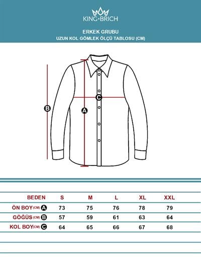 Desenli Oversize Kalıp Erkek Keten Gömlek