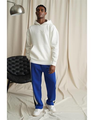 Erkek Kapuşonlu Enjeksiyon Baskılı İçi Şardonlu Sweatshirt