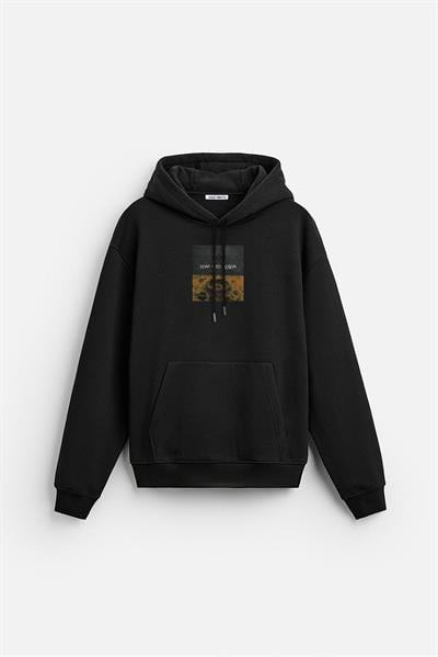 Kapuşonlu Dont Need Reason Baskılı Sweatshirt