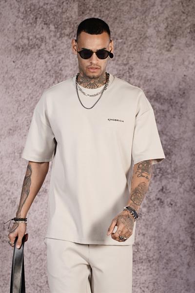 King Brich Baskılı Oversize Kalıp Unisex Şort Takım