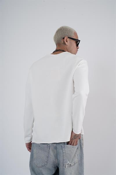 King Brich Pis Yaka Oversize Kalıp Erkek Sweatshirt
