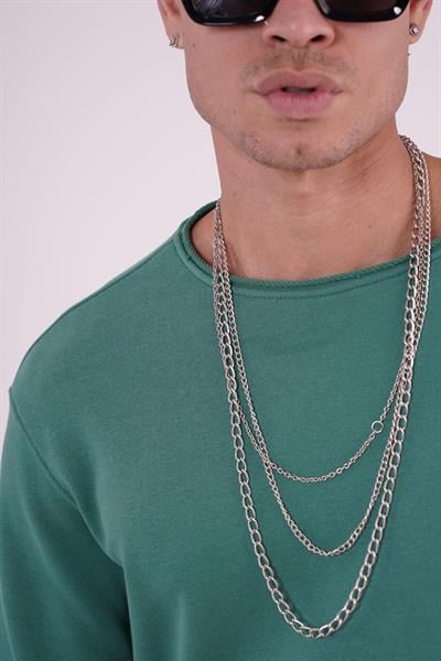 King Brich Pis Yaka Oversize Kalıp Erkek Sweatshirt