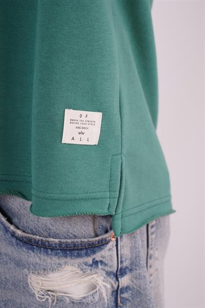 King Brich Pis Yaka Oversize Kalıp Erkek Sweatshirt