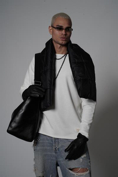 King Brich Pis Yaka Oversize Kalıp Erkek Sweatshirt