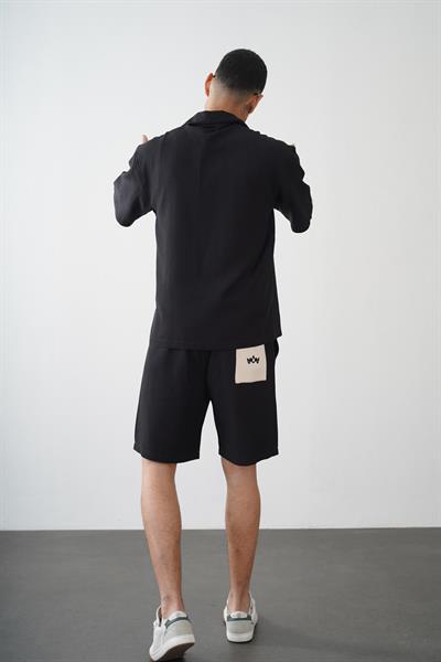 Kingbrich Beli Lastikli Kordonlu Cebi Penchli Oversize Kesim Alt Üst Takım