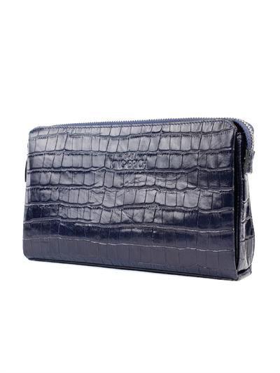 Kingbrich Logolu Hakiki Deri Kaplamalı Unisex El Çantası