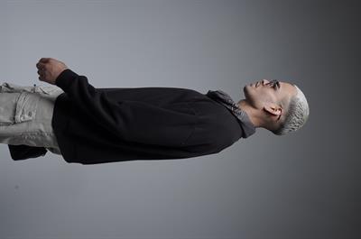Oversize Kalıp Baskılı Yaka Kol Ribanalı Sweat