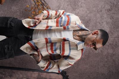 Oversize Kalıp Unisex Cepli Kaşe Oduncu Gömlek