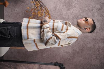 Oversize Kalıp Unisex Cepli Kaşe Oduncu Gömlek