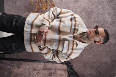Oversize Kalıp Unisex Cepli Kaşe Oduncu Gömlek