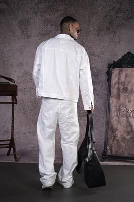 Oversize Kalıp Unisex Kot Ceket