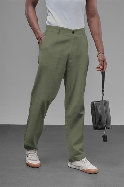 Pileli Baggy Kalıp Pantolon
