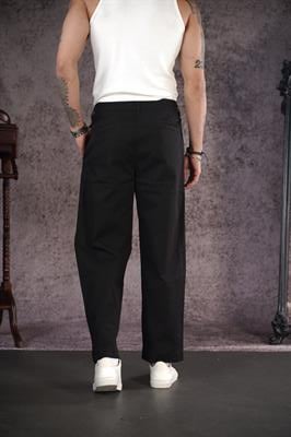 Pileli Cepli Bol Paça Gabardin Pantolon