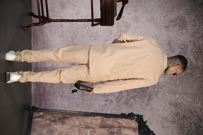 Regular Kalıp Blazer Keten Alt Üst Takım