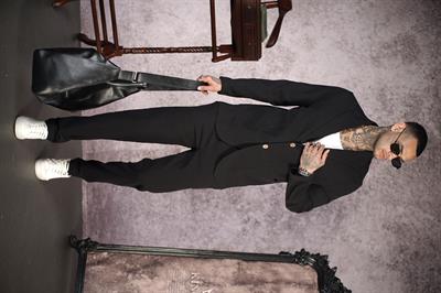Regular Kalıp Blazer Keten Alt Üst Takım