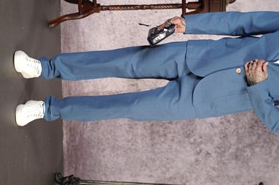 Regular Kalıp Blazer Keten Alt Üst Takım