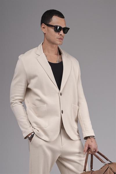 Regular Kalıp Mevsimlik Erkek Blazer Takım