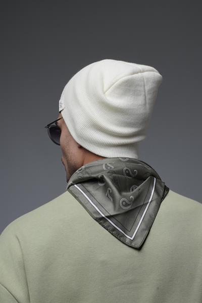 Yandan Etiketli Unisex Düz Bere