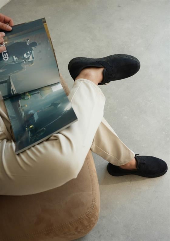 Yüksek Tabanlı Tokalı Günlük Kürklü Erkek Ayakkabı