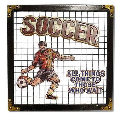 Soccer Duvar Panosu-45x45 cm