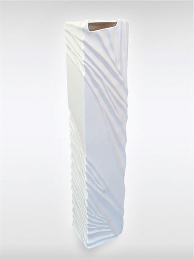 71 cm Dalgalı Seramik Vazo