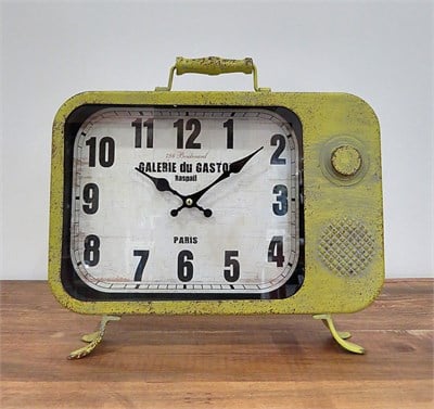 Sarı Televizyon Masa Saati