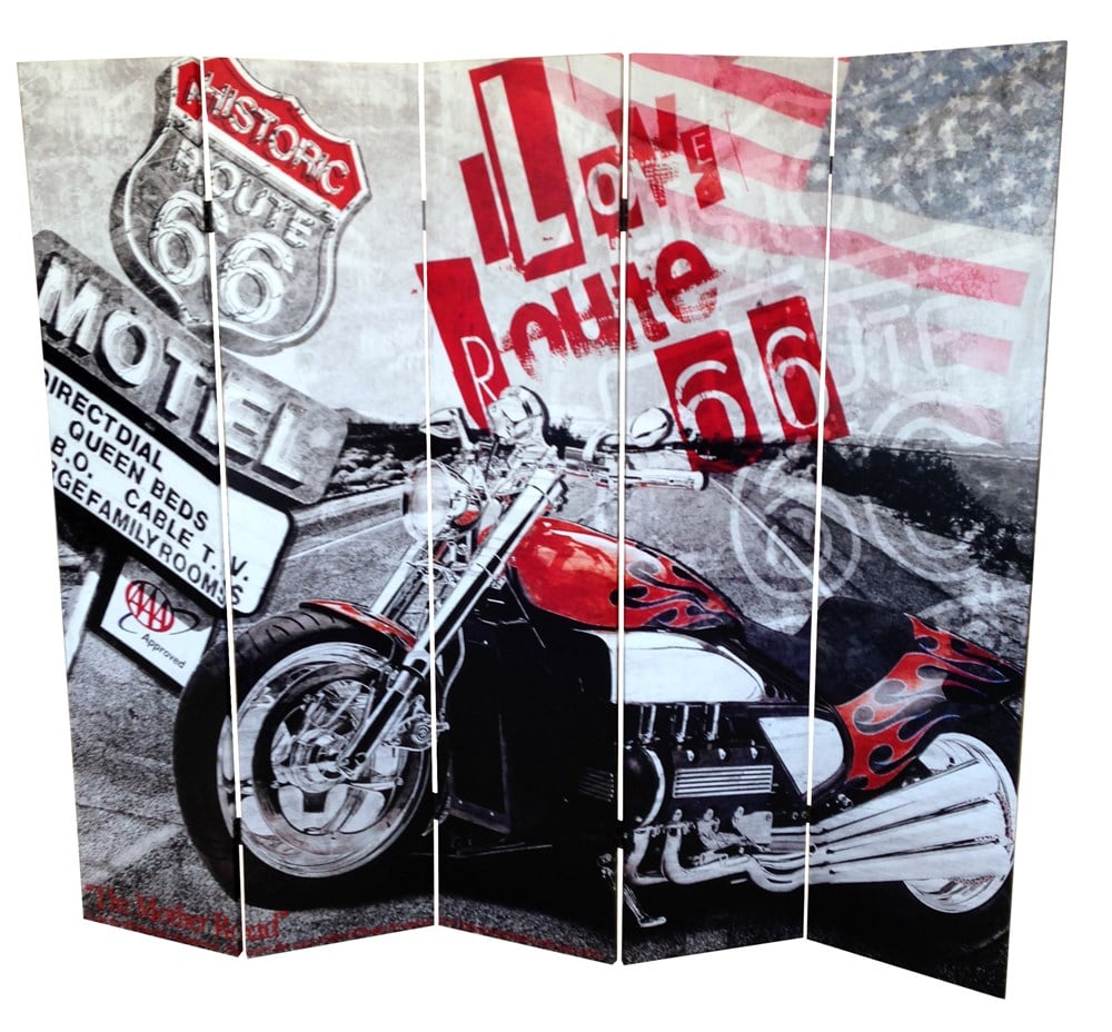 5'li Motorsiklet Çift Taraflı Paravan