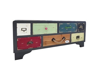 Çift Taraflı Renkli Orta Sehpa