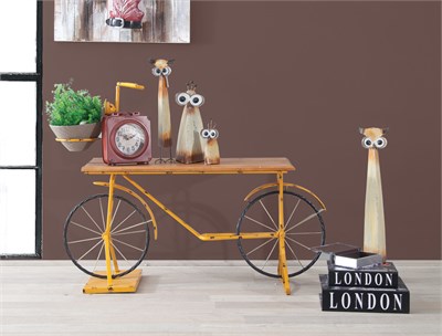 Sarı Bisiklet Sehpa