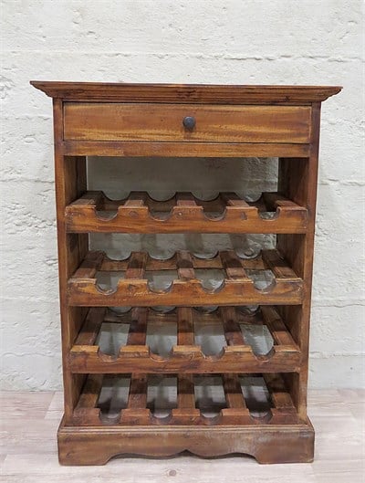 Eskitme Rustic Şaraplık
