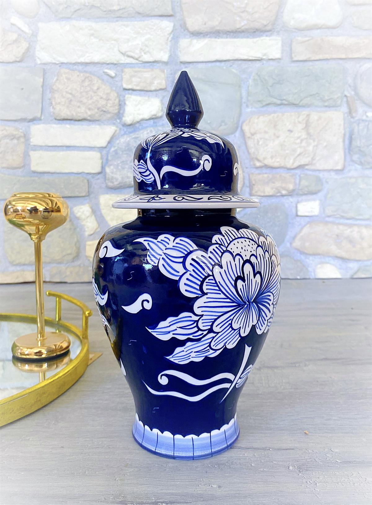 VazolarVazolarBleu Blanc Seramik Dekoratif Küp  35 cm
N'CREA HomeBleu Blanc Seramik Dekoratif Küp  35 cm
