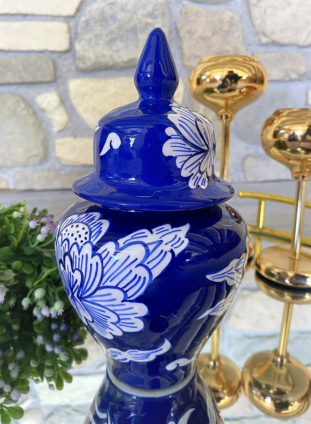 VazolarVazolarBleu Blanc Seramik Dekoratif Küp  20 cm
N'CREA HomeBleu Blanc Seramik Dekoratif Küp  20 cm
