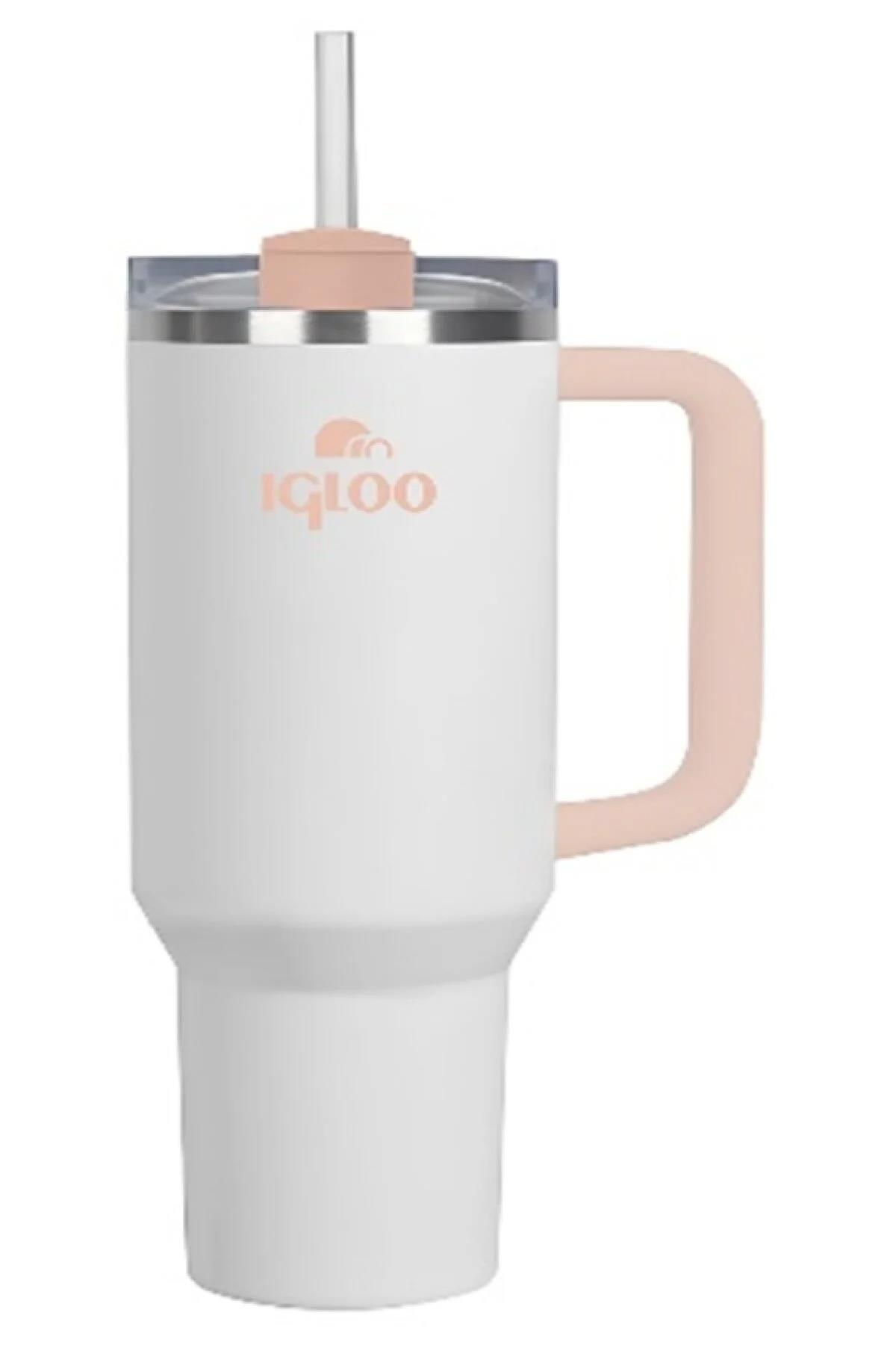 Igloo Stadler Termos Mug 1.2 litre Beyaz/Somon